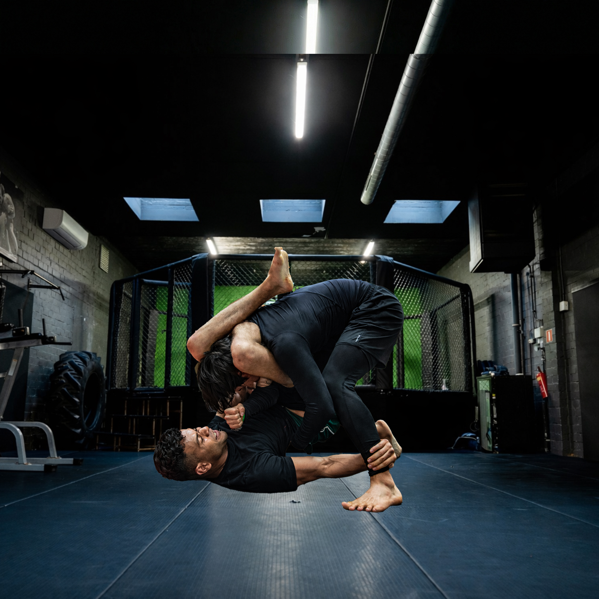 No-Gi Jiu Jitsu training